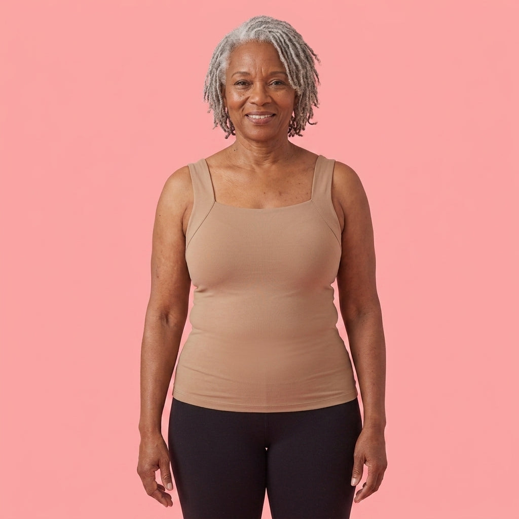 Maggies Tanks - Viral Tank Top With Built In Bra
