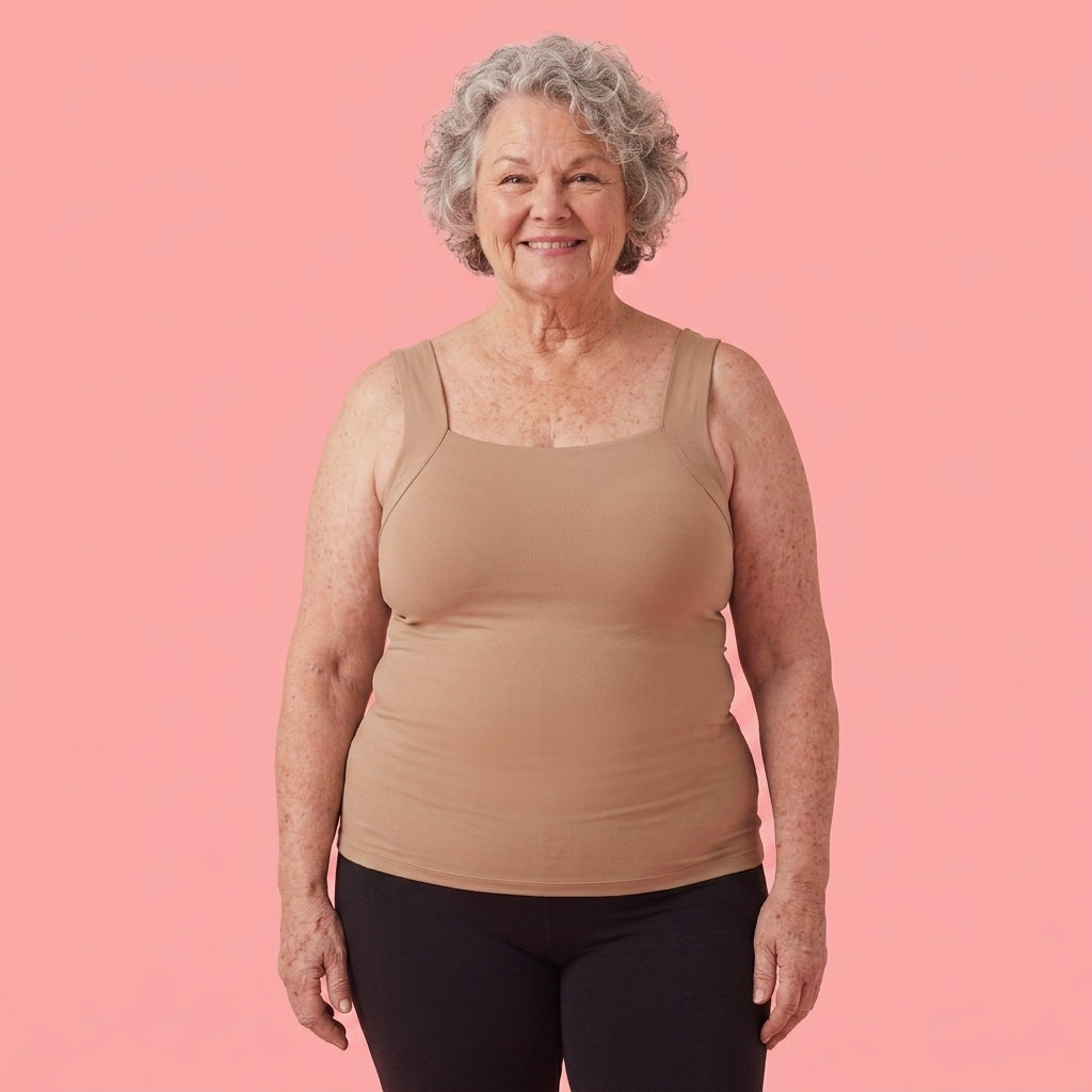 Maggies Tanks - Viral Tank Top With Built In Bra