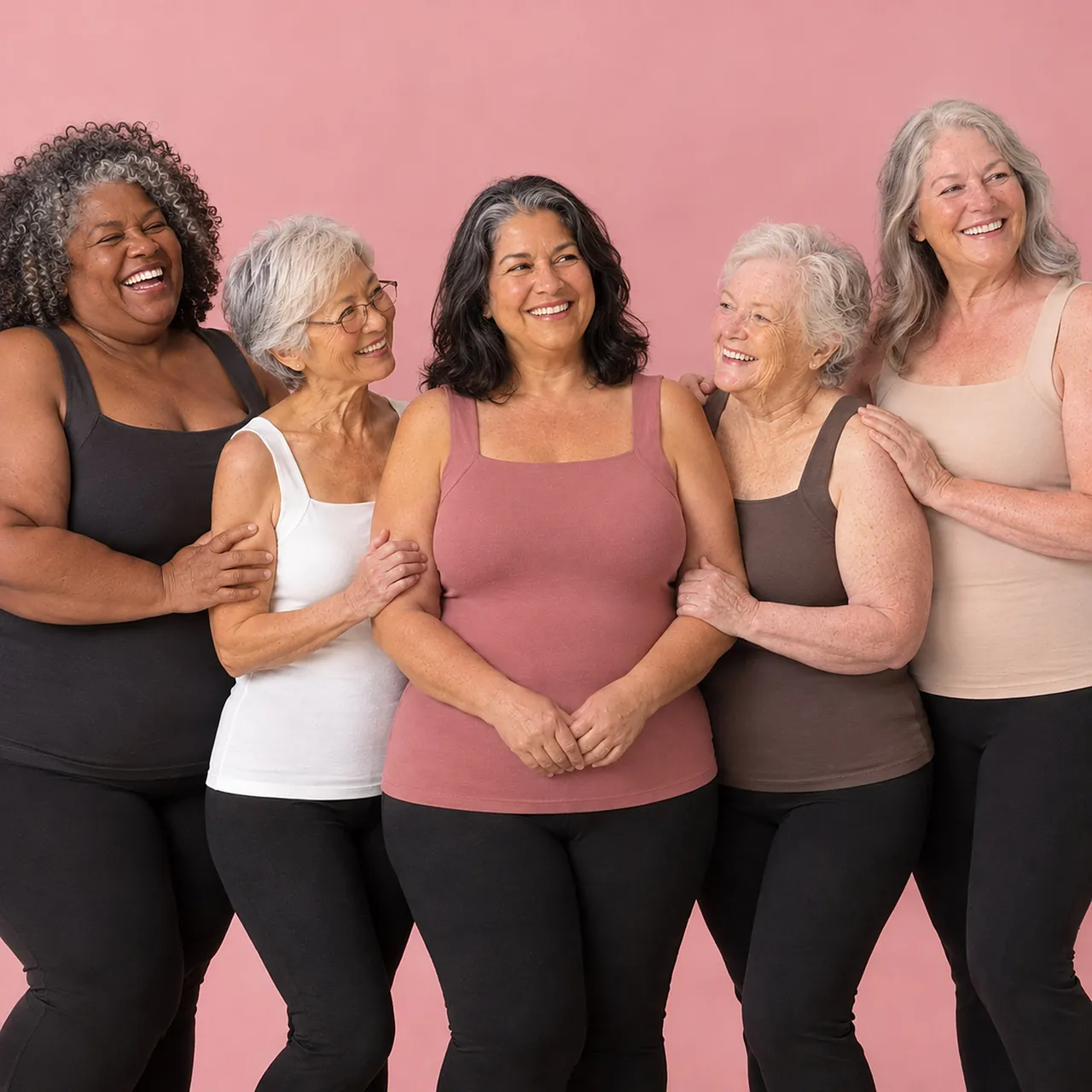 Maggie's Tank Top with Built-In Bra by M Knit House